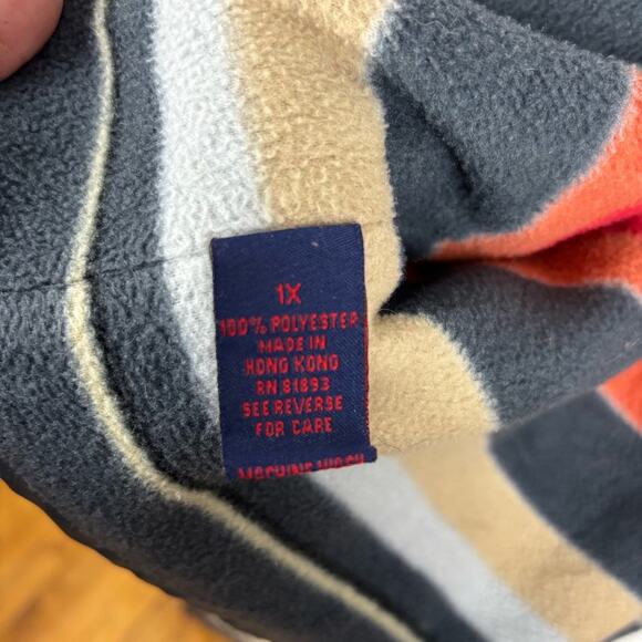 90’s Y2K Denim & Co Toggle Button Fleece Lined Denim Chore Trench Jacket - Picture 11 of 12